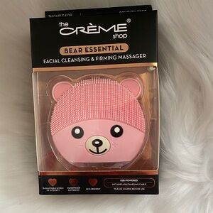The Crème Shop Bear Essential Pink Facial Cleansing & Firming Massage NIB